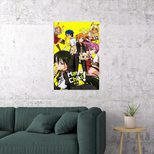 Mayo Chiki Anime Poster Comedy School Print Japanese Manga Wall Art - xonomax