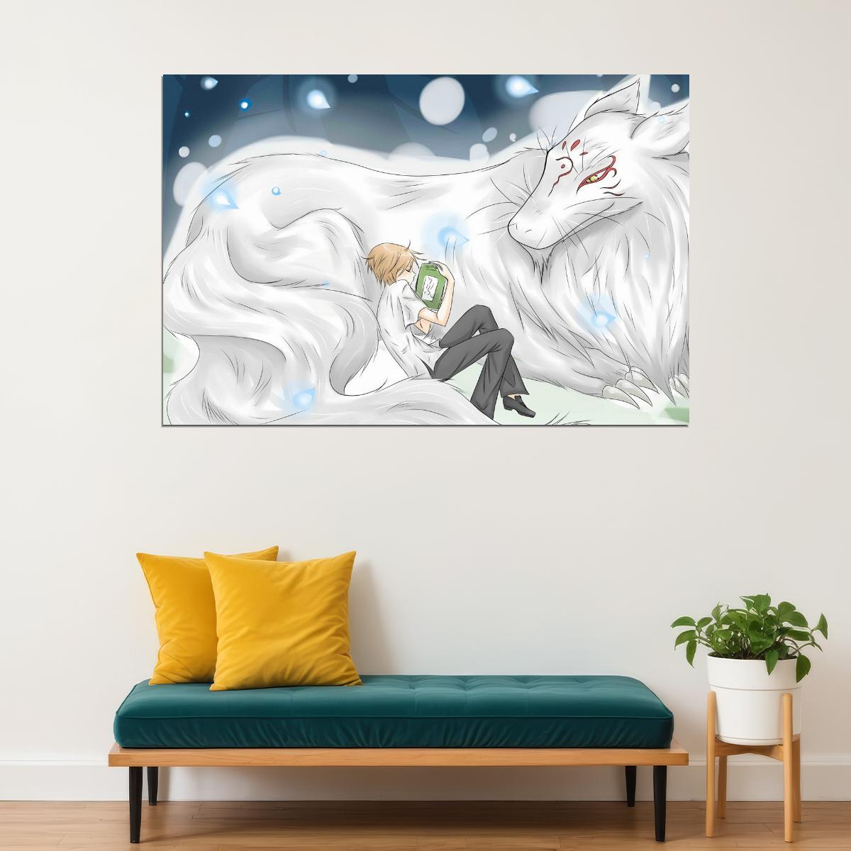 Natsume's Book of Friends Anime Poster Natsume Yuujinchou Print Japanese Manga Wall Art Madara Yokai Artwork