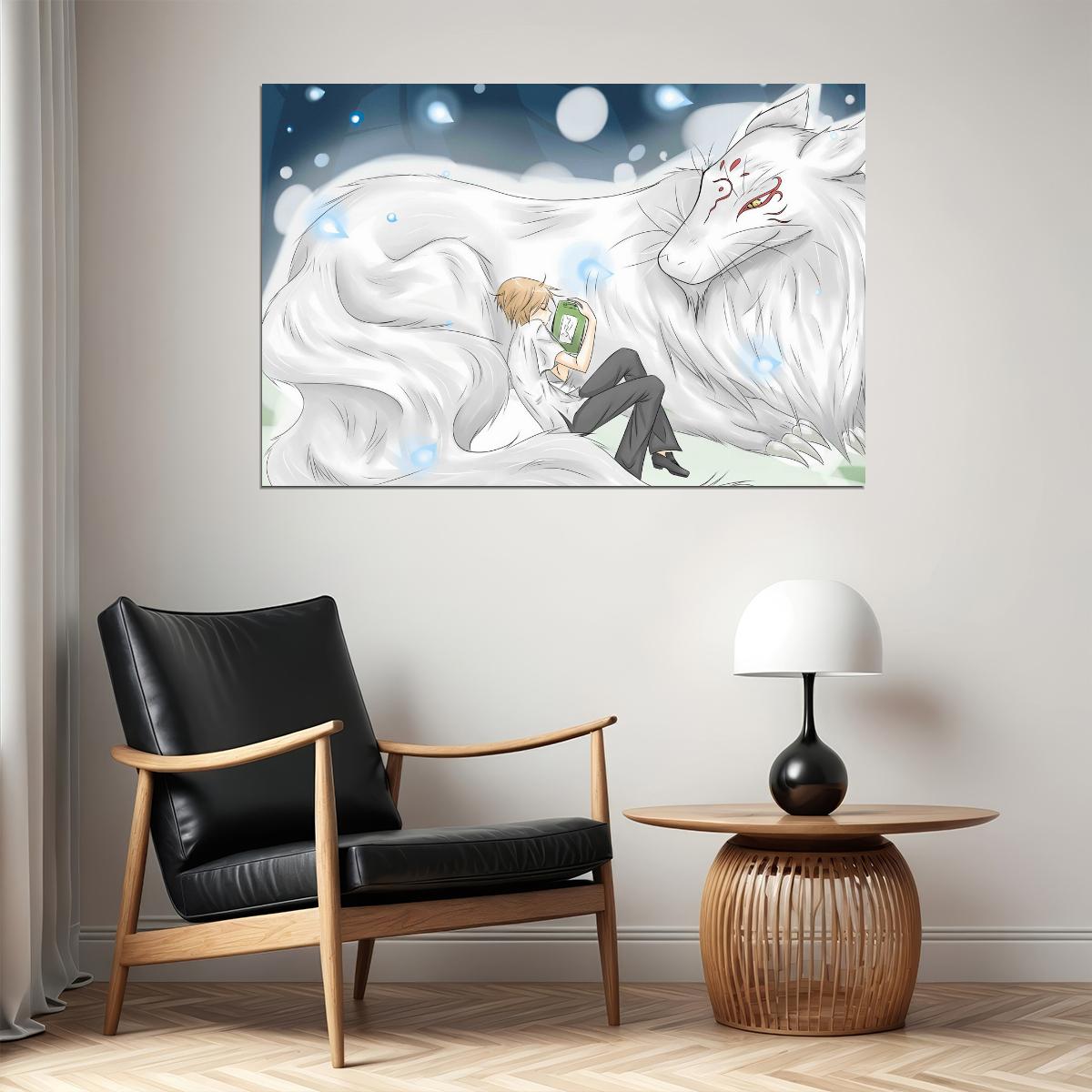 Natsume's Book of Friends Anime Poster Natsume Yuujinchou Print Japanese Manga Wall Art Madara Yokai Artwork