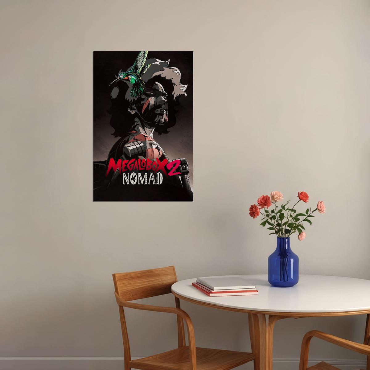 Nomad Megalo Box 2 Anime Poster Joe Print Japanese Manga Wall Art