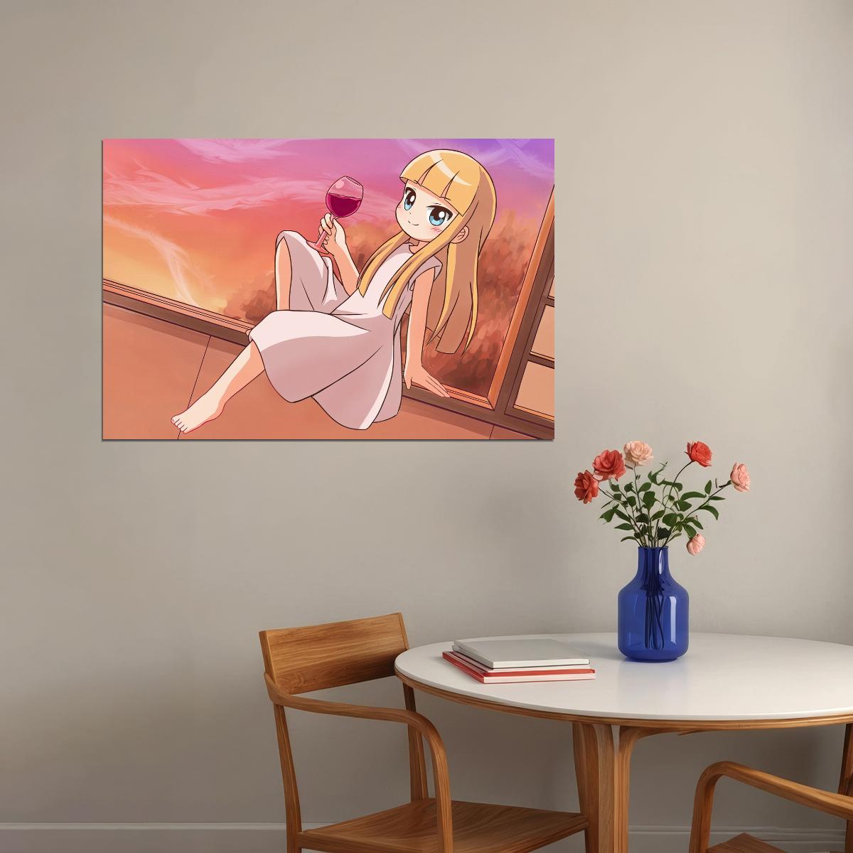 Okko’s Inn Anime Poster Wakaokami wa Shougakusei Print Japanese Manga Wall Art Akino Miyo Artwork
