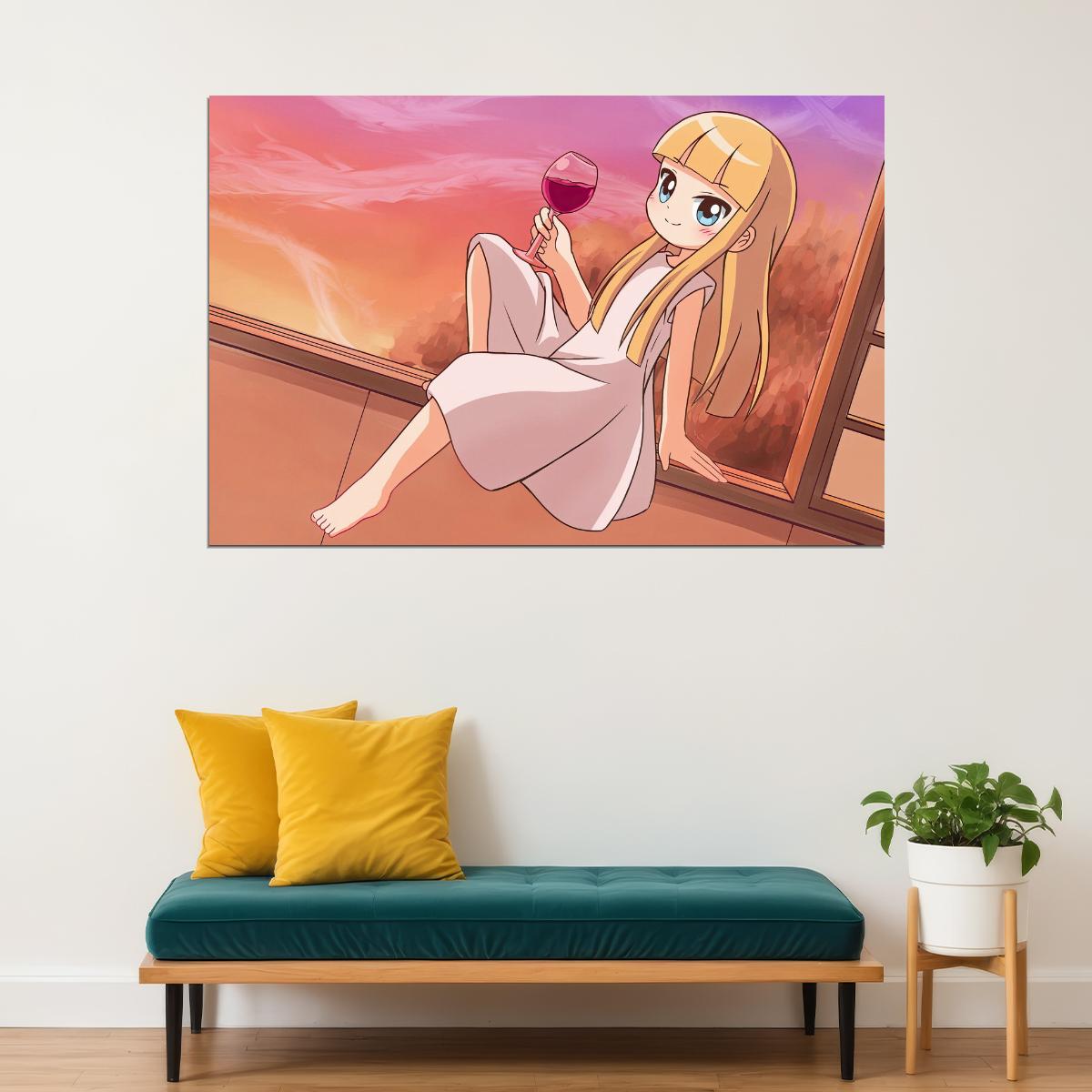 Okko’s Inn Anime Poster Wakaokami wa Shougakusei Print Japanese Manga Wall Art Akino Miyo Artwork