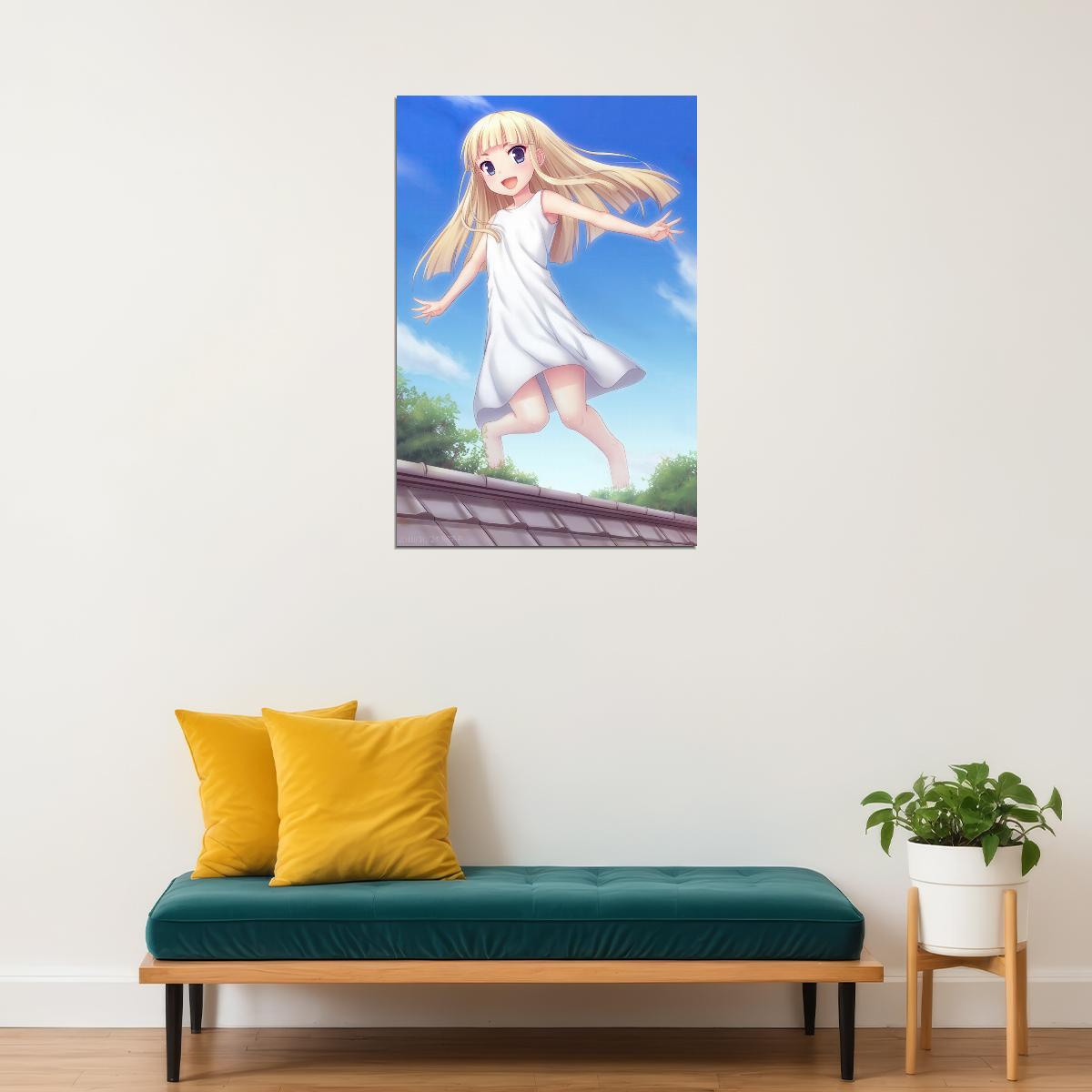 Okko’s Inn Anime Poster Wakaokami wa Shougakusei Print Japanese Manga Wall Art Akino Miyo Artwork