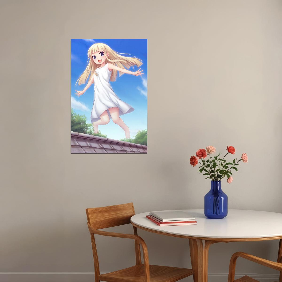 Okko’s Inn Anime Poster Wakaokami wa Shougakusei Print Japanese Manga Wall Art Akino Miyo Artwork