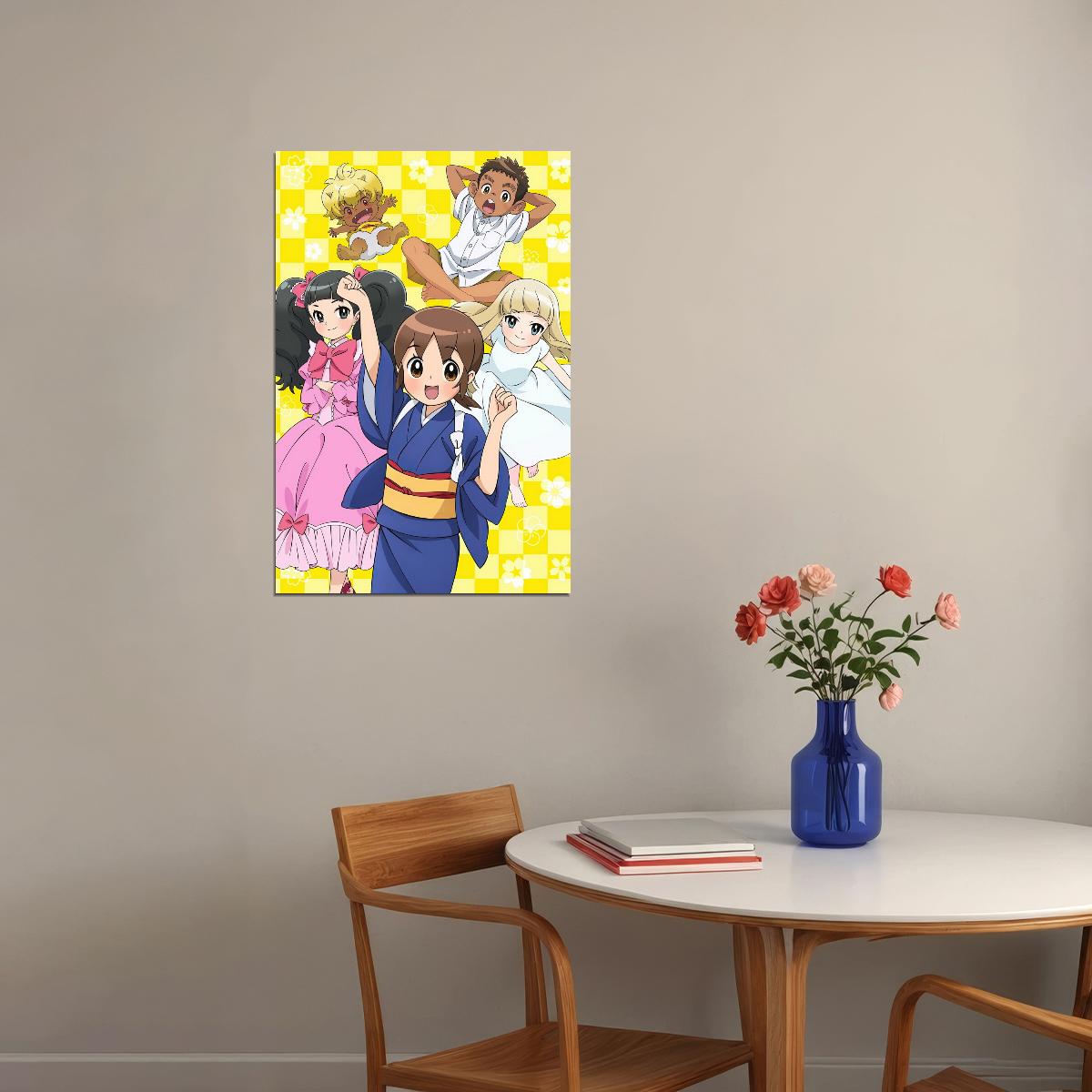 Okko’s Inn Anime Poster Wakaokami wa Shougakusei Print Japanese Manga Wall Art