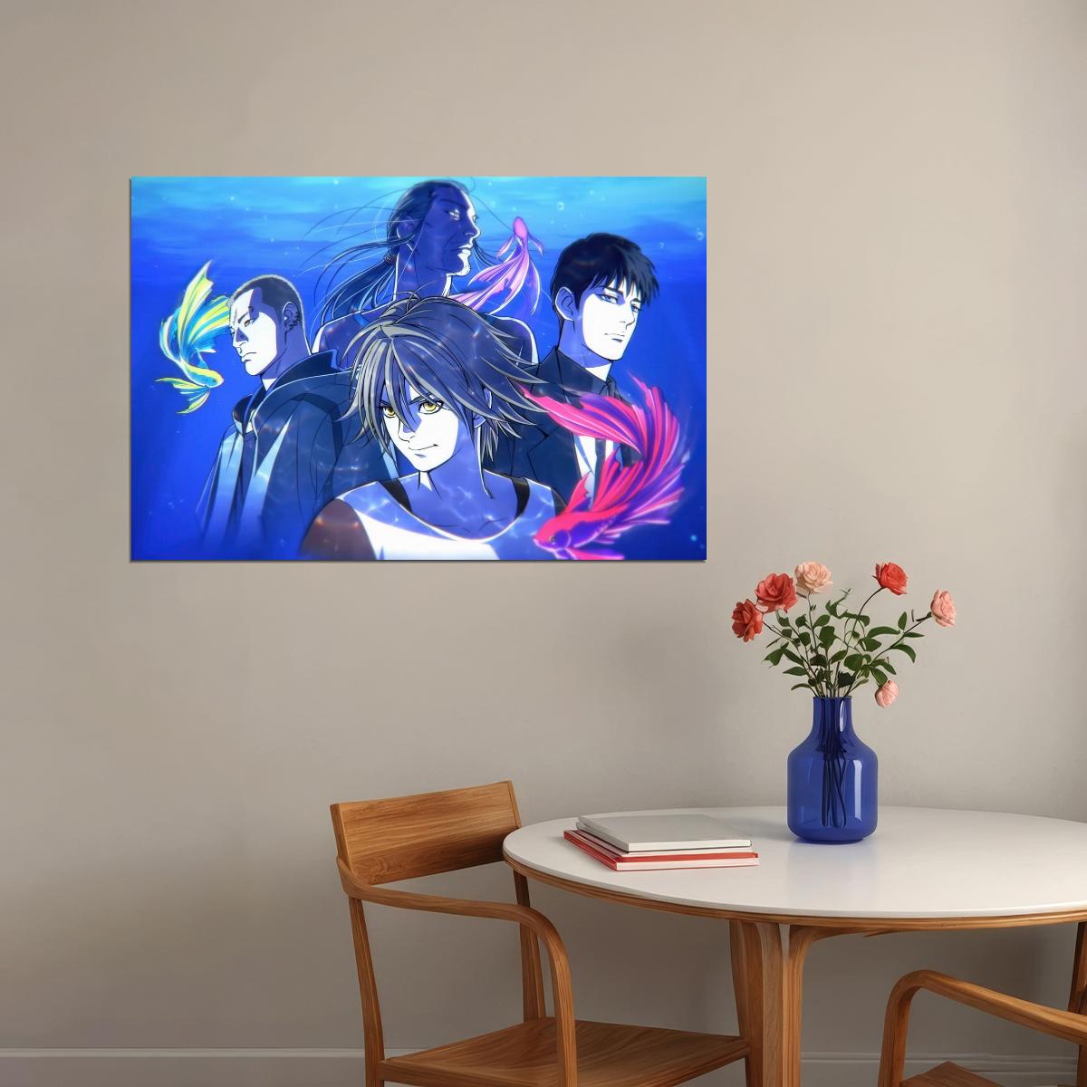 Pet Anime Poster Japanese Manga Wall Art Anime Bedroom Decor