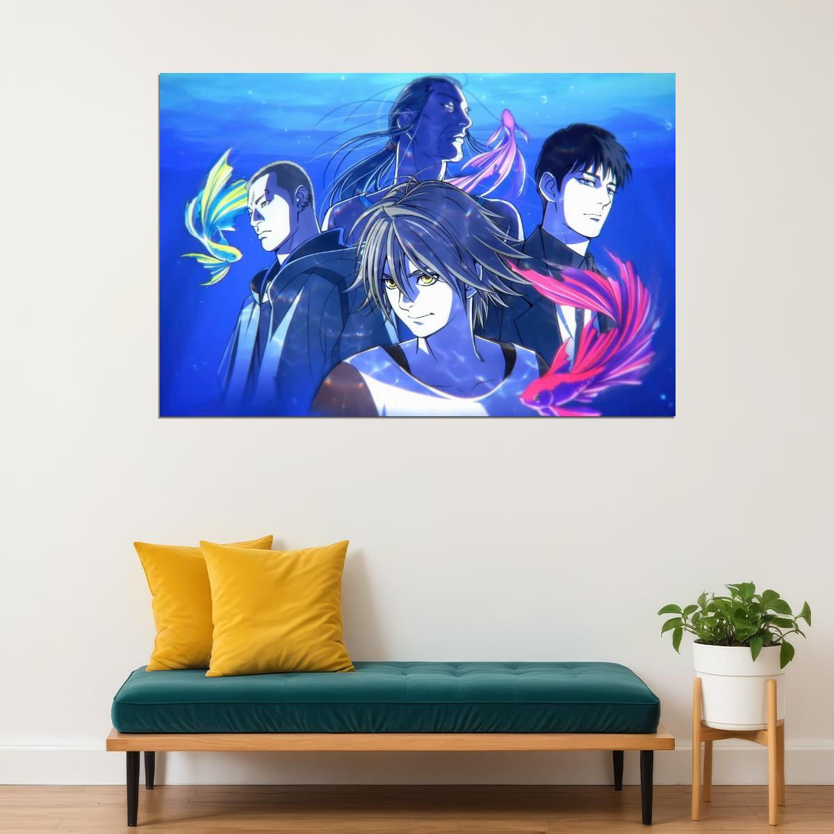 Pet Anime Poster Japanese Manga Wall Art Anime Bedroom Decor