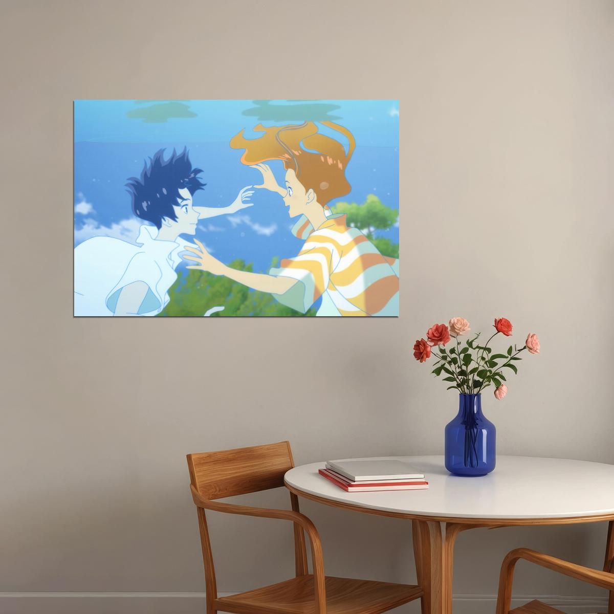 Ride Your Wave Anime Poster Kimi to Nami ni Noretara Print Japanese Manga Wall Art