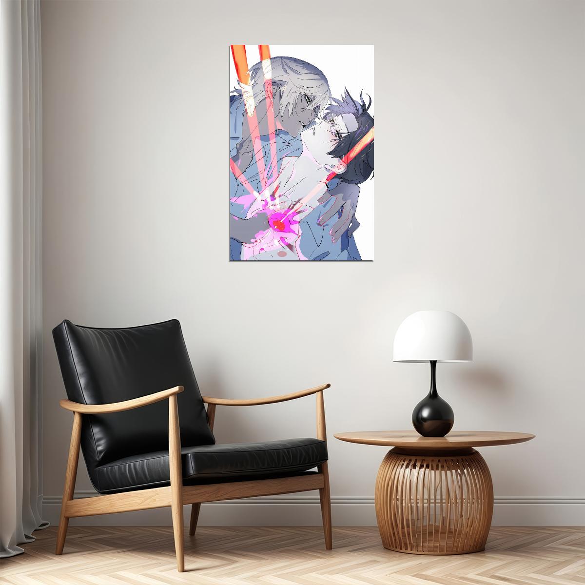 Sarazanmai Anime Poster Reo and Mabu Print Japanese Manga Wall Art Yaoi Aesthetic Artwork