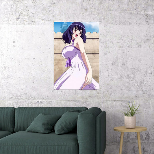 Seikon no Qwaser Anime Poster Sexy Yamanobe Tomo Print Japanese Manga Wall Art Busty Girl Ecchi Artwork - xonomax