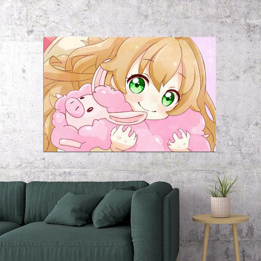 Sweetness and Lightning Anime Poster Japanese Manga Wall Art - xonomax
