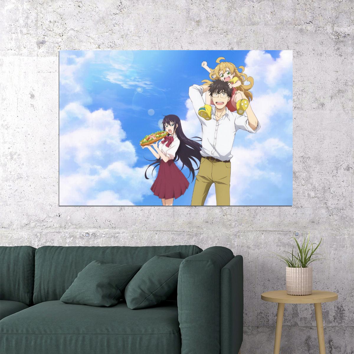 Amaama to Inazuma Anime Poster Japanese Manga Wall Art