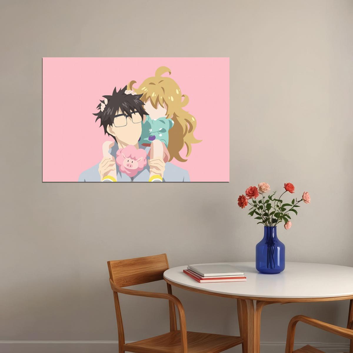 Sweetness and Lightning Anime Poster Japanese Manga Wall Art