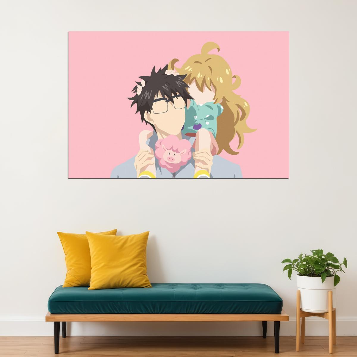 Sweetness and Lightning Anime Poster Japanese Manga Wall Art