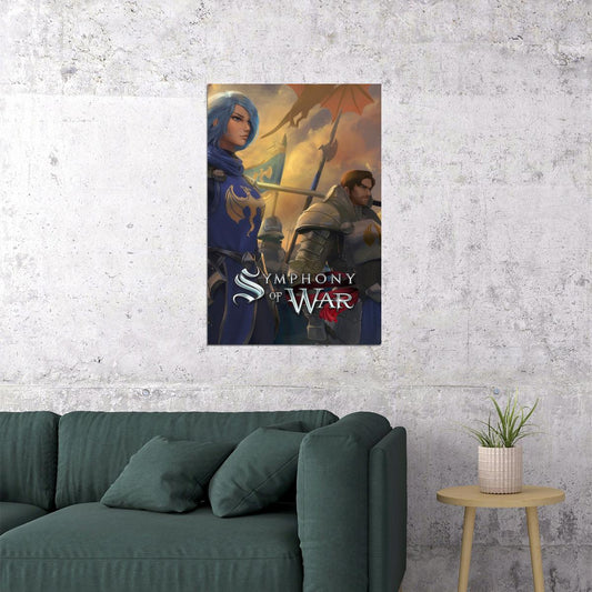 Symphony of War Poster Video Game Wall Art RPG Gaming Print Fantasy Game Decor for Men - xonomax