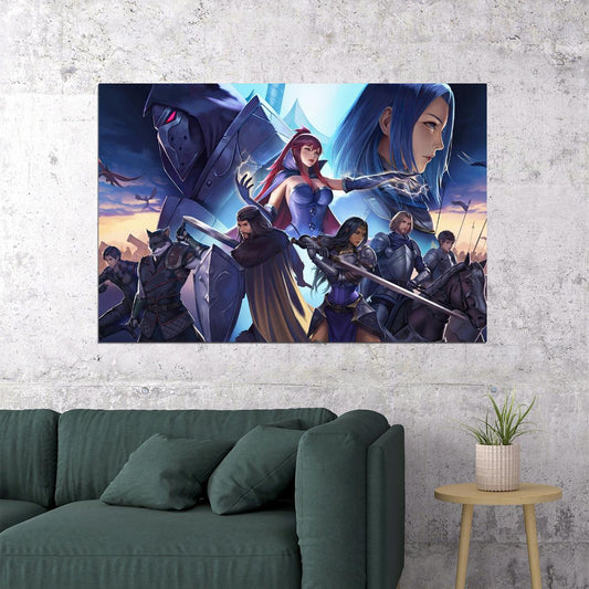Symphony of War The Nephilim Saga Poster RPG Video Game Print Fantasy Battle Wall Art Gamer Decor - xonomax