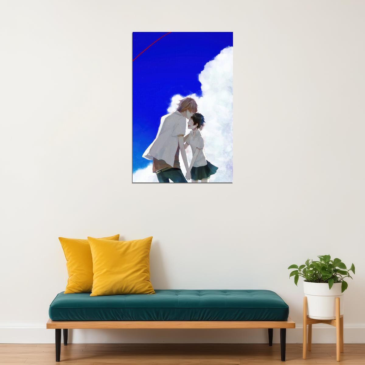 The Girl Who Leapt Through Time Anime Poster Toki wo Kakeru Shoujo Japanese Manga Wall Art
