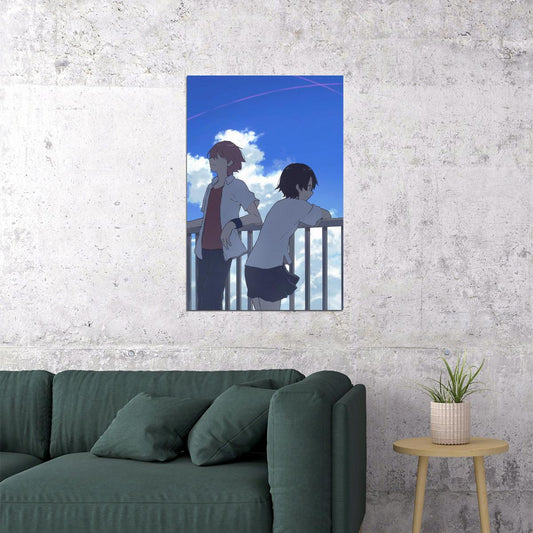 Toki wo Kakeru Shoujo Poster Anime Movie Print The Girl Who Leapt Through Time Wall Art for Anime Fans Room - xonomax