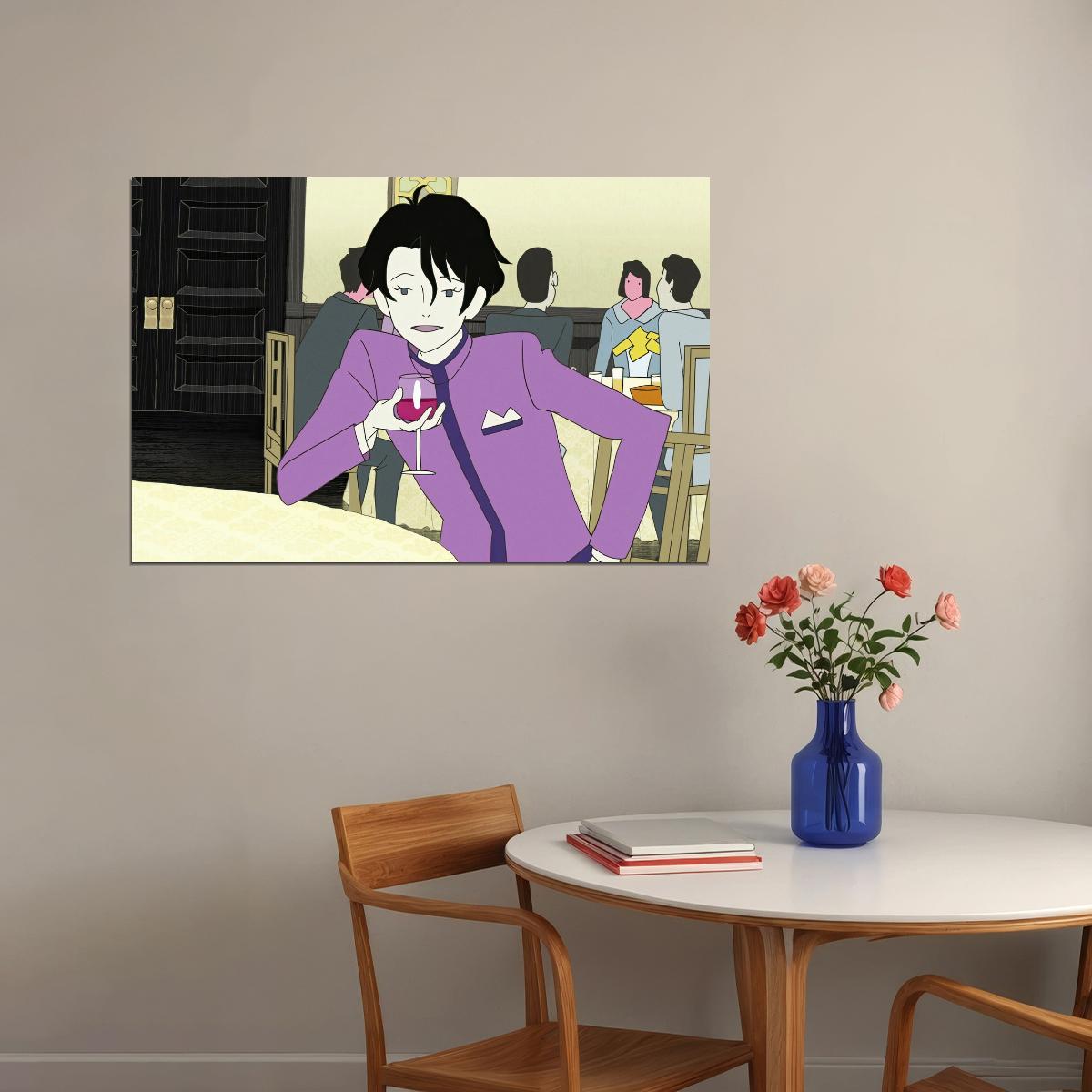 Yoru wa Mijikashi Arukeyo Otome Anime Poster The Night is Short Walk on Girl Japanese Manga Wall Art