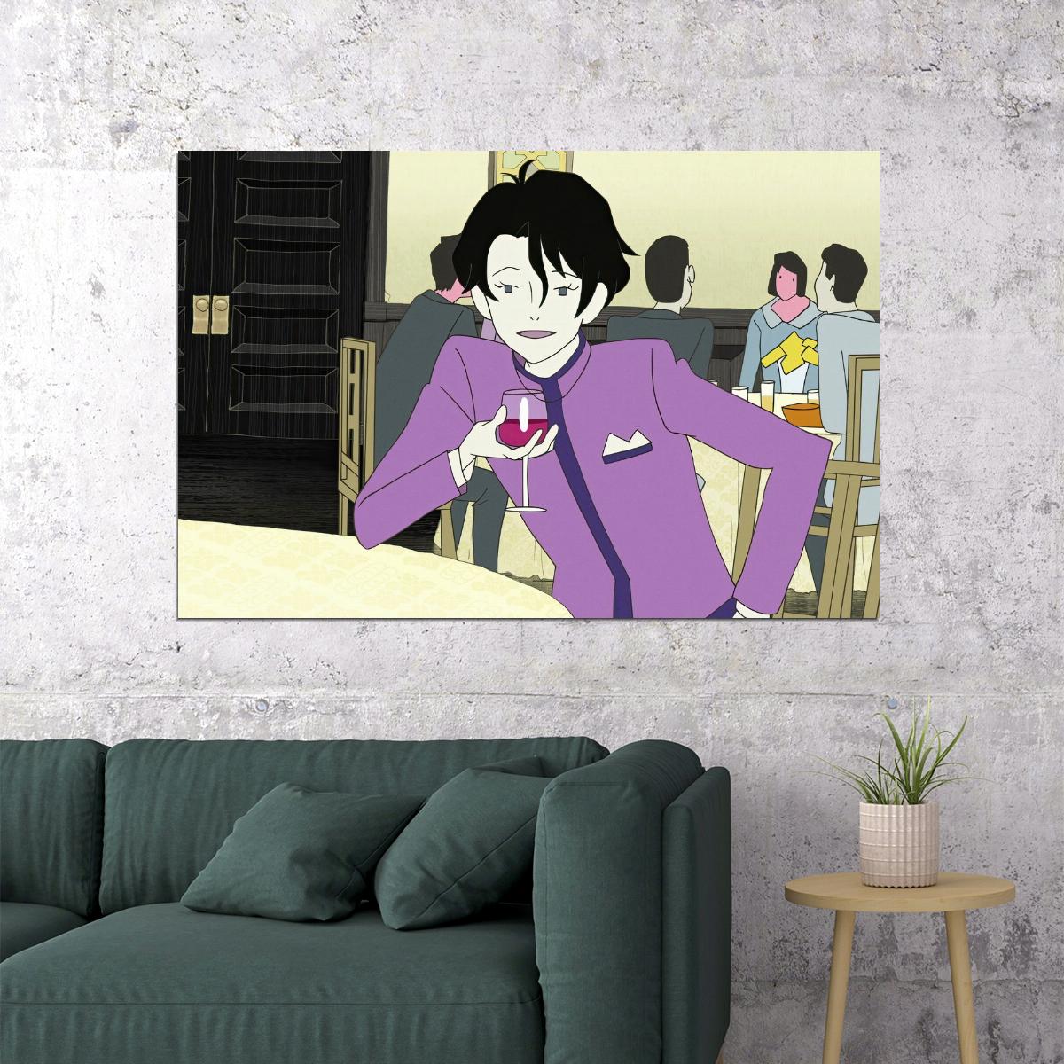 Yoru wa Mijikashi Arukeyo Otome Anime Poster The Night is Short Walk on Girl Japanese Manga Wall Art