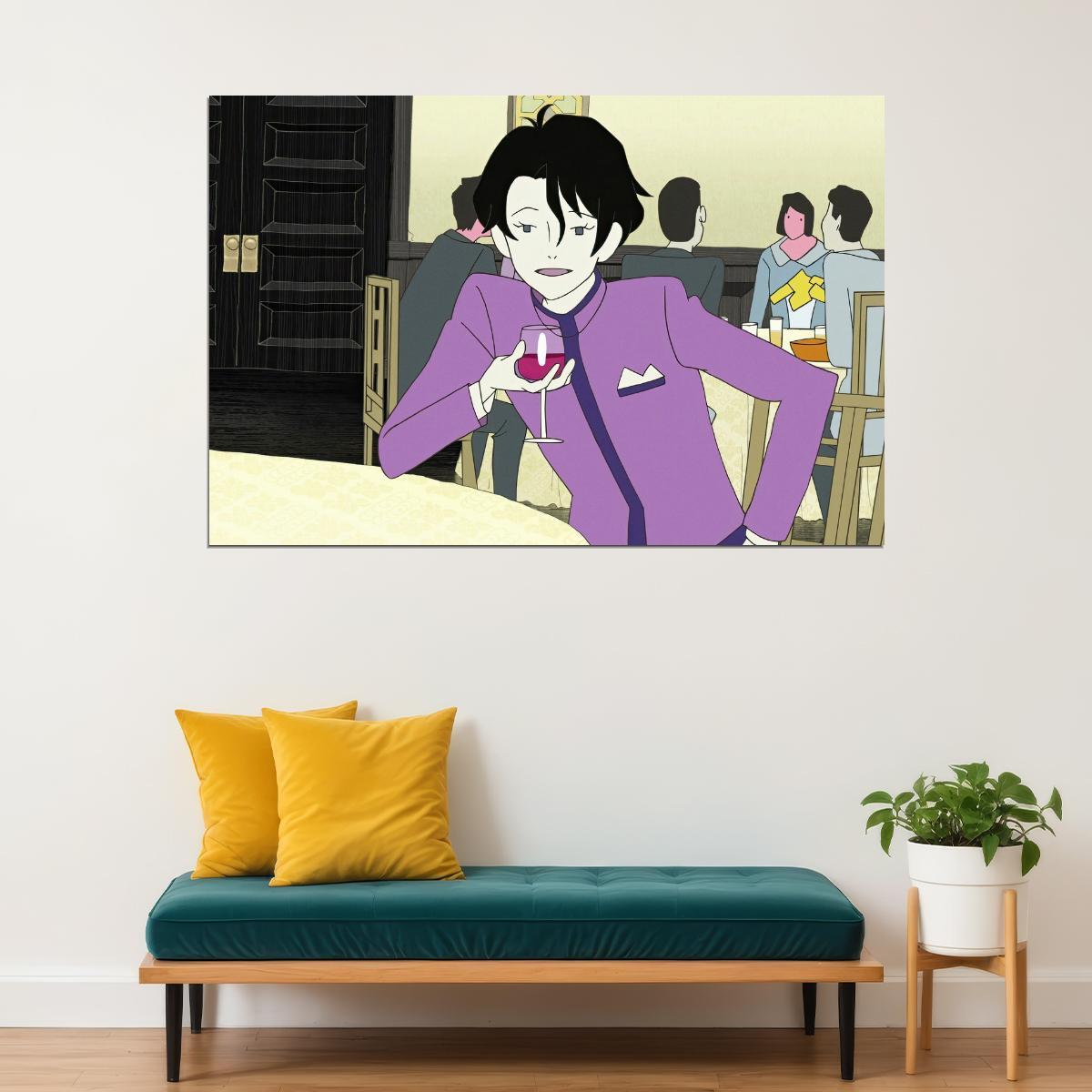 Yoru wa Mijikashi Arukeyo Otome Anime Poster The Night is Short Walk on Girl Japanese Manga Wall Art