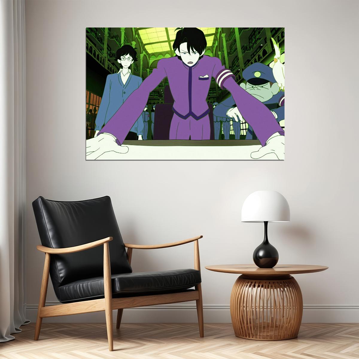 The Night is Short Walk on Girl Anime Poster Yoru wa Mijikashi Arukeyo Otome Japanese Manga Wall Art