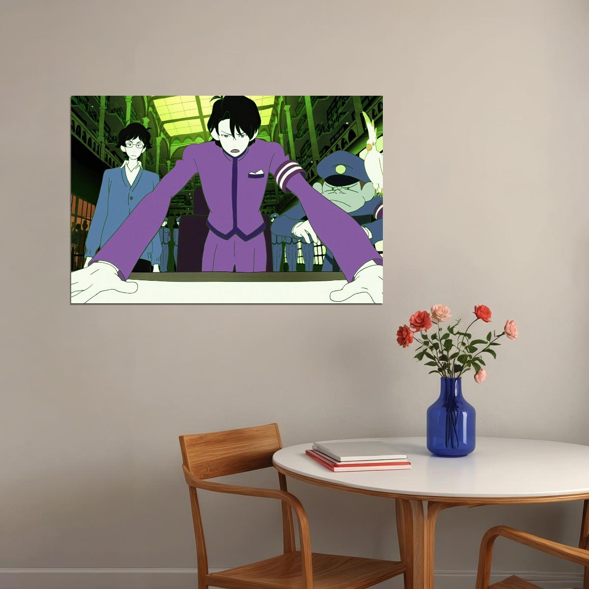 The Night is Short Walk on Girl Anime Poster Yoru wa Mijikashi Arukeyo Otome Japanese Manga Wall Art
