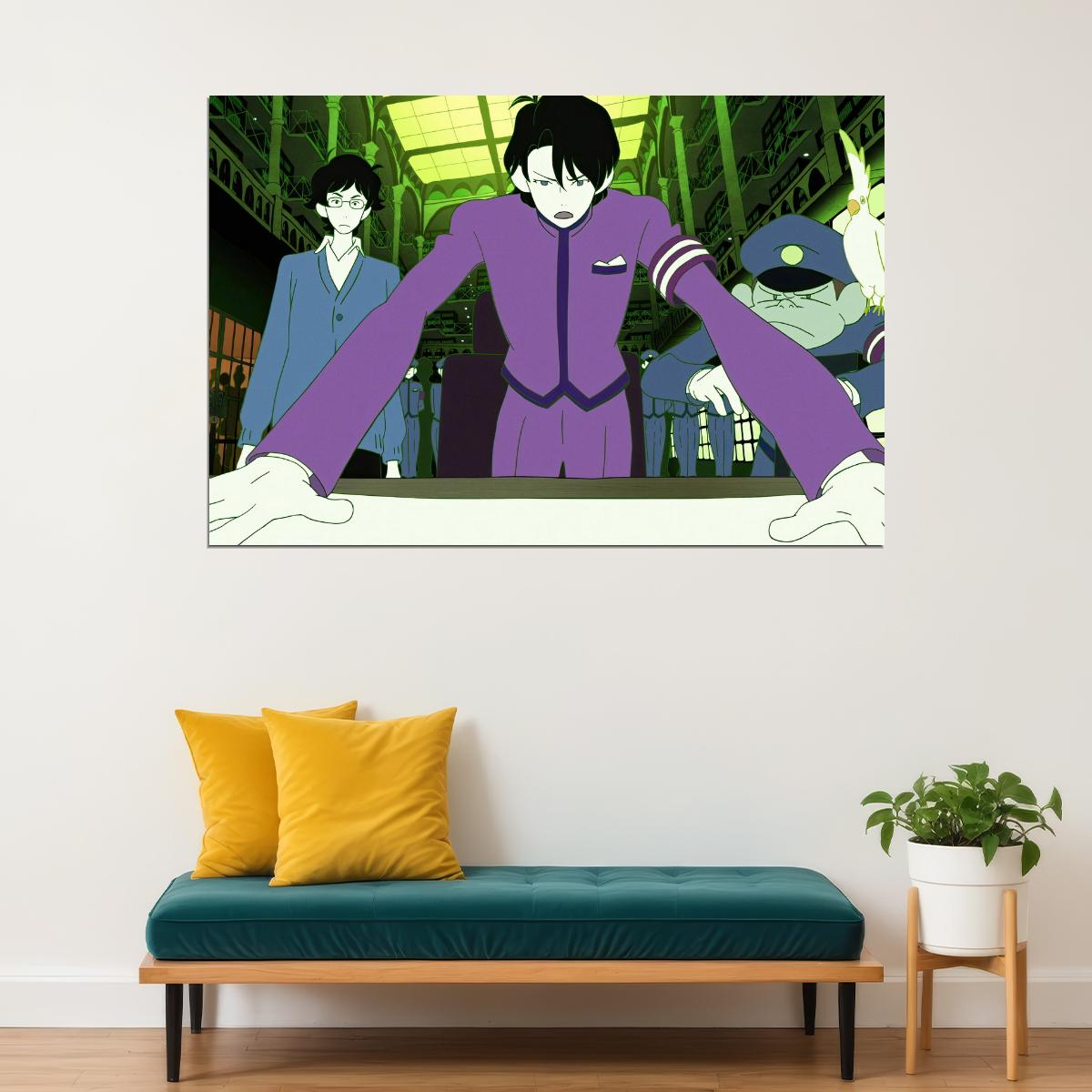 The Night is Short Walk on Girl Anime Poster Yoru wa Mijikashi Arukeyo Otome Japanese Manga Wall Art