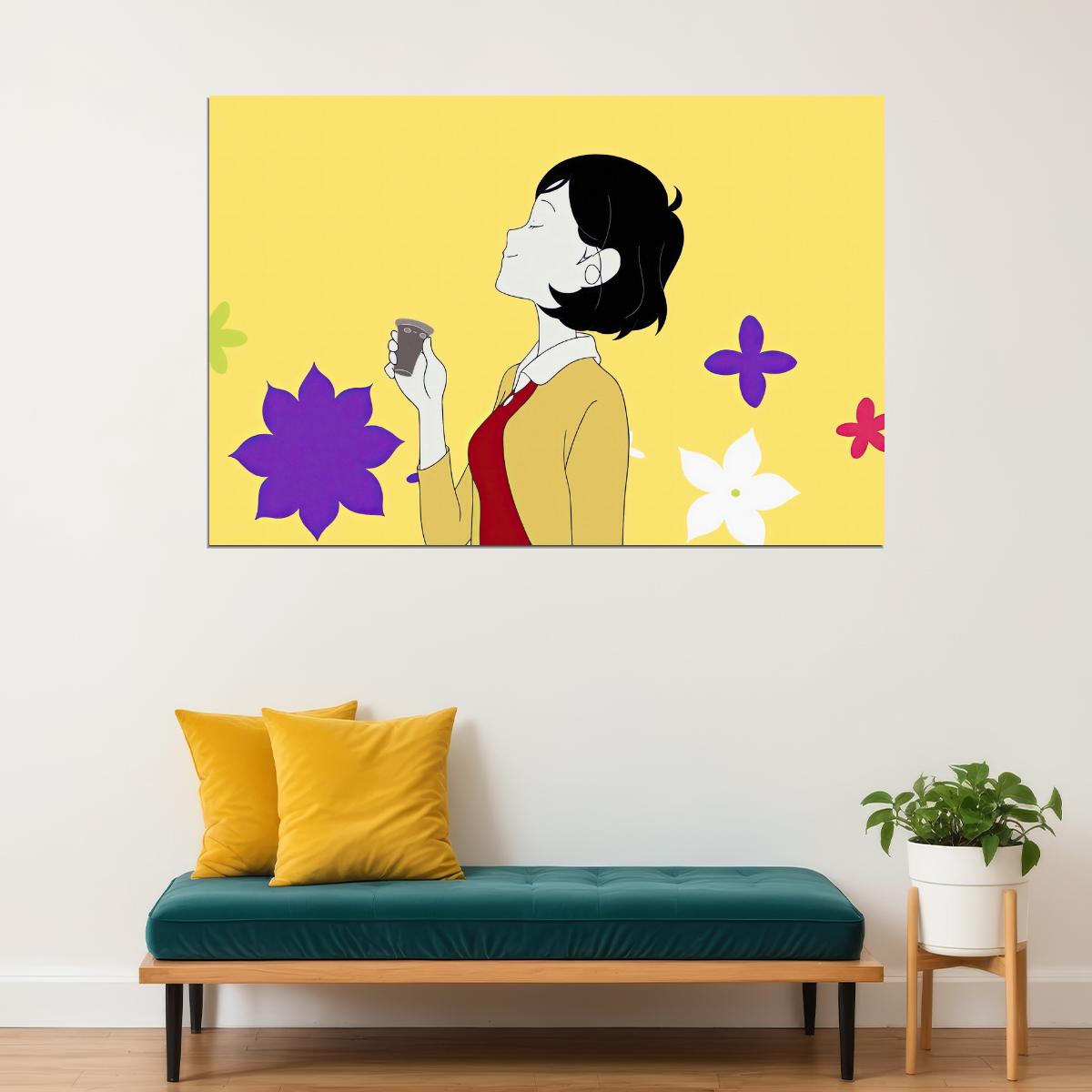 Yoru wa Mijikashi Arukeyo Otome Anime Poster The Night is Short Walk on Girl Japanese Print