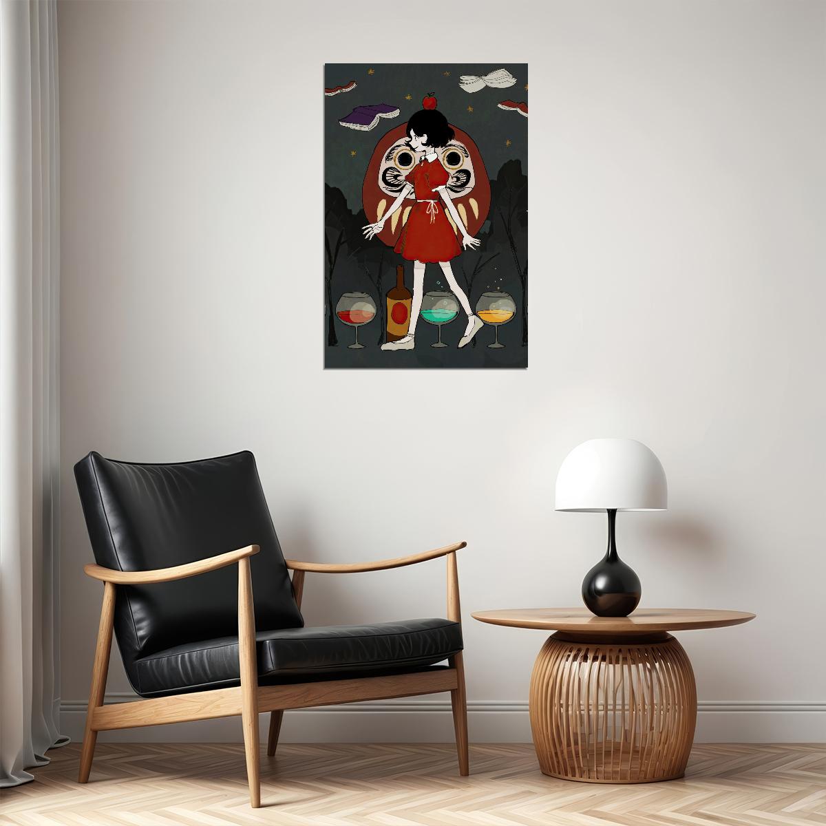 The Night is Short Walk on Girl Poster Yoru wa Mijikashi Arukeyo Otome Anime Print Manga Wall Art