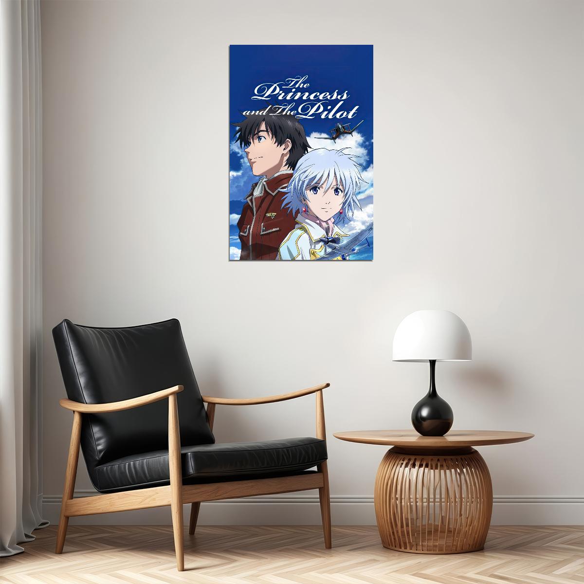 The Princess and the Pilot Anime Poster Toaru Hikuushi e no Tsuioku Japanese Manga Wall Art