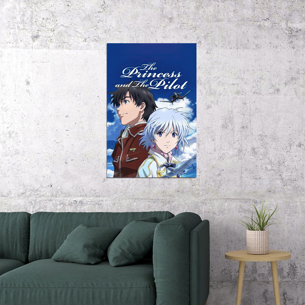 The Princess and the Pilot Anime Poster Toaru Hikuushi e no Tsuioku Japanese Manga Wall Art