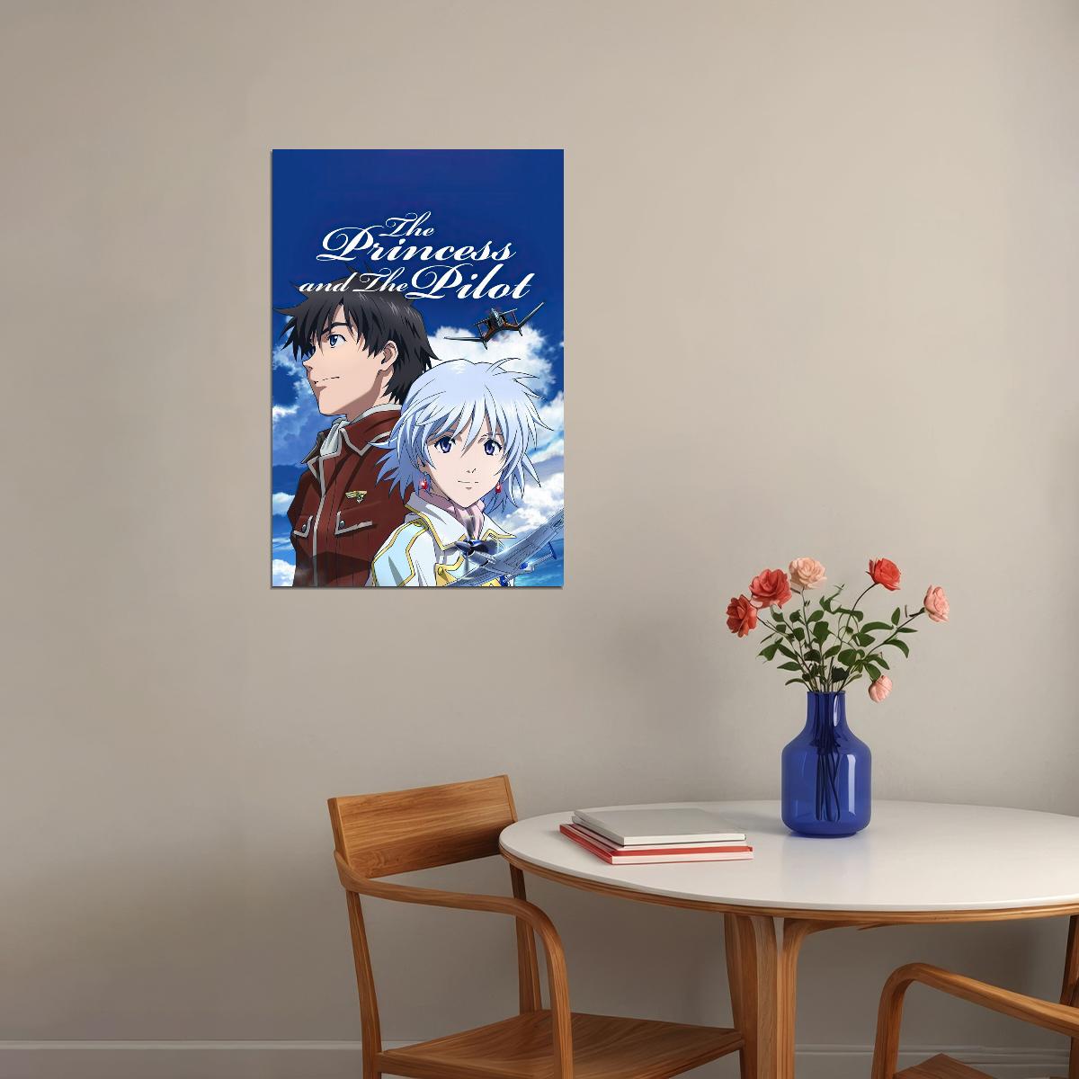 The Princess and the Pilot Anime Poster Toaru Hikuushi e no Tsuioku Japanese Manga Wall Art
