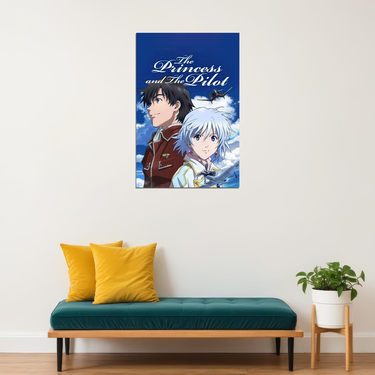 The Princess and the Pilot Anime Poster Toaru Hikuushi e no Tsuioku Japanese Manga Wall Art