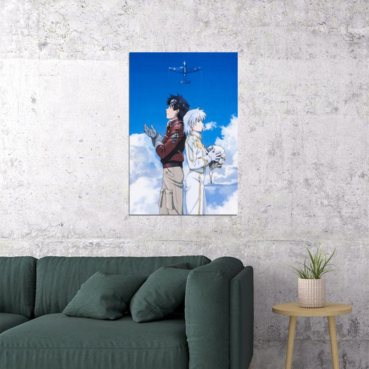 Toaru Hikuushi e no Tsuioku Poster The Princess and the Pilot Anime Print Wall Art - xonomax