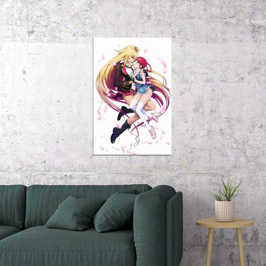 Valkyrie Drive Mermaid Poster Sexy Anime Girls Print Japanese Manga Wall Art Yuri Decor - xonomax