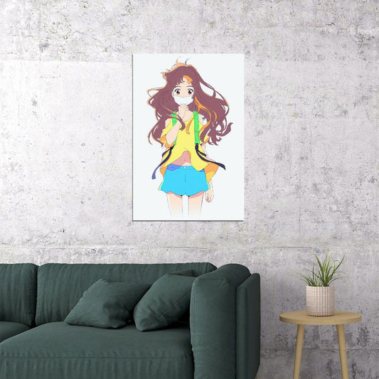 Words Bubble Up Like Soda Pop Poster Smile Anime Print Japanese Manga Girl Wall Art Decor - xonomax