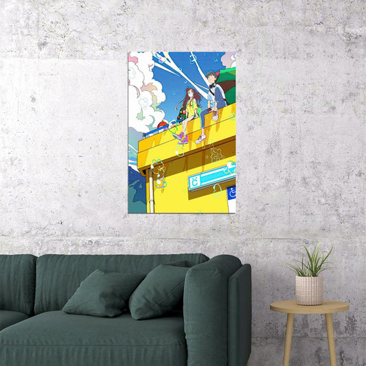 Words Bubble Up Like Soda Pop Anime Poster Print Japanese Manga Wall Art - xonomax