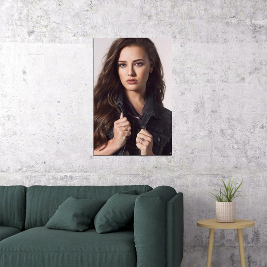 Katherine Langford Celebrity Posters for Room Aesthetic Famous Actress Photo Print Wall Art - xonomax