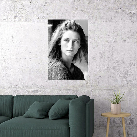 Tilda Swinton Young Celebrity Posters for Room Aesthetic Famous Actress Black and White Photo Print Wall Art - xonomax