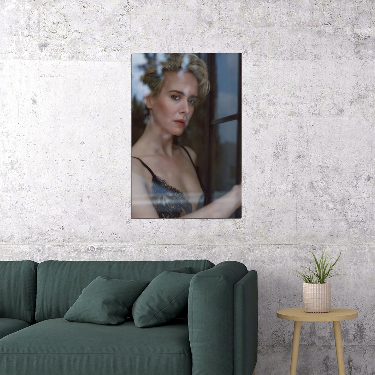 Sarah Paulson Celebrity Posters for Room Aesthetic Famous Actress Photo Print Wall Art