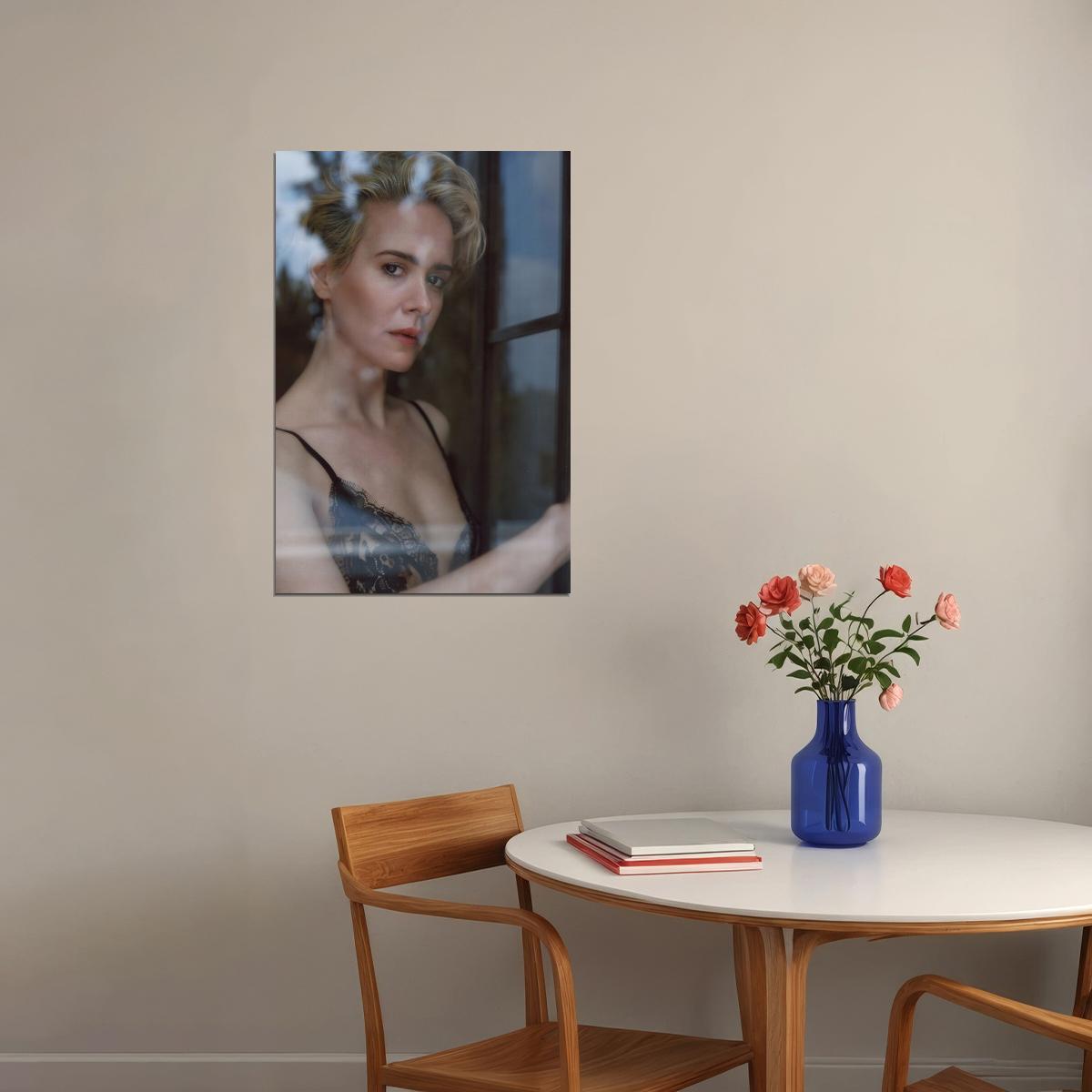 Sarah Paulson Celebrity Posters for Room Aesthetic Famous Actress Photo Print Wall Art