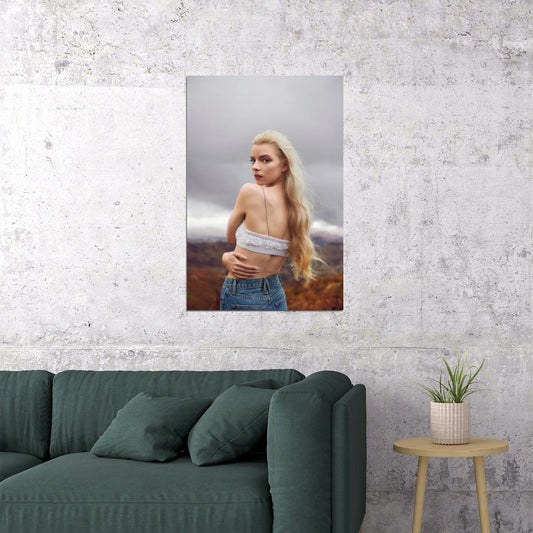 Anya Taylor Joy Celebrity Posters for Room Aesthetic Famous Actress Photo Print Wall Art - xonomax
