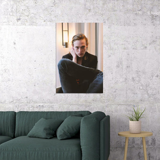 Caleb Landry Jones Celebrity Posters for Room Aesthetic Famous Actor Photo Print Wall Art - xonomax