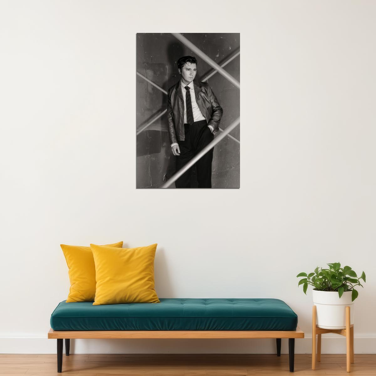 Paul Dano Celebrity Posters for Room Aesthetic Famous Actor Black and White Photo Print Wall Art - xonomax