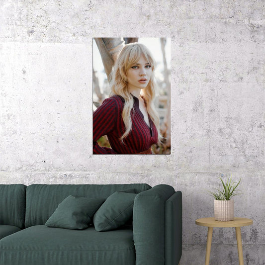 Sophie Thatcher Celebrity Posters for Room Aesthetic Famous Actress Photo Print Wall Art - xonomax
