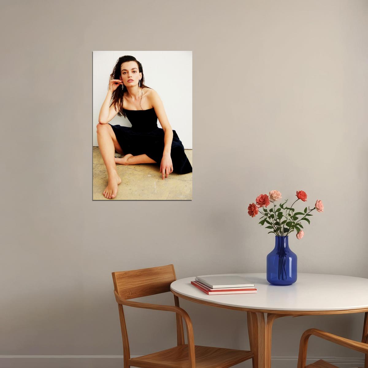 Emma Mackey Celebrity Posters for Room Aesthetic Famous Actress Photo Print Wall Art - xonomax