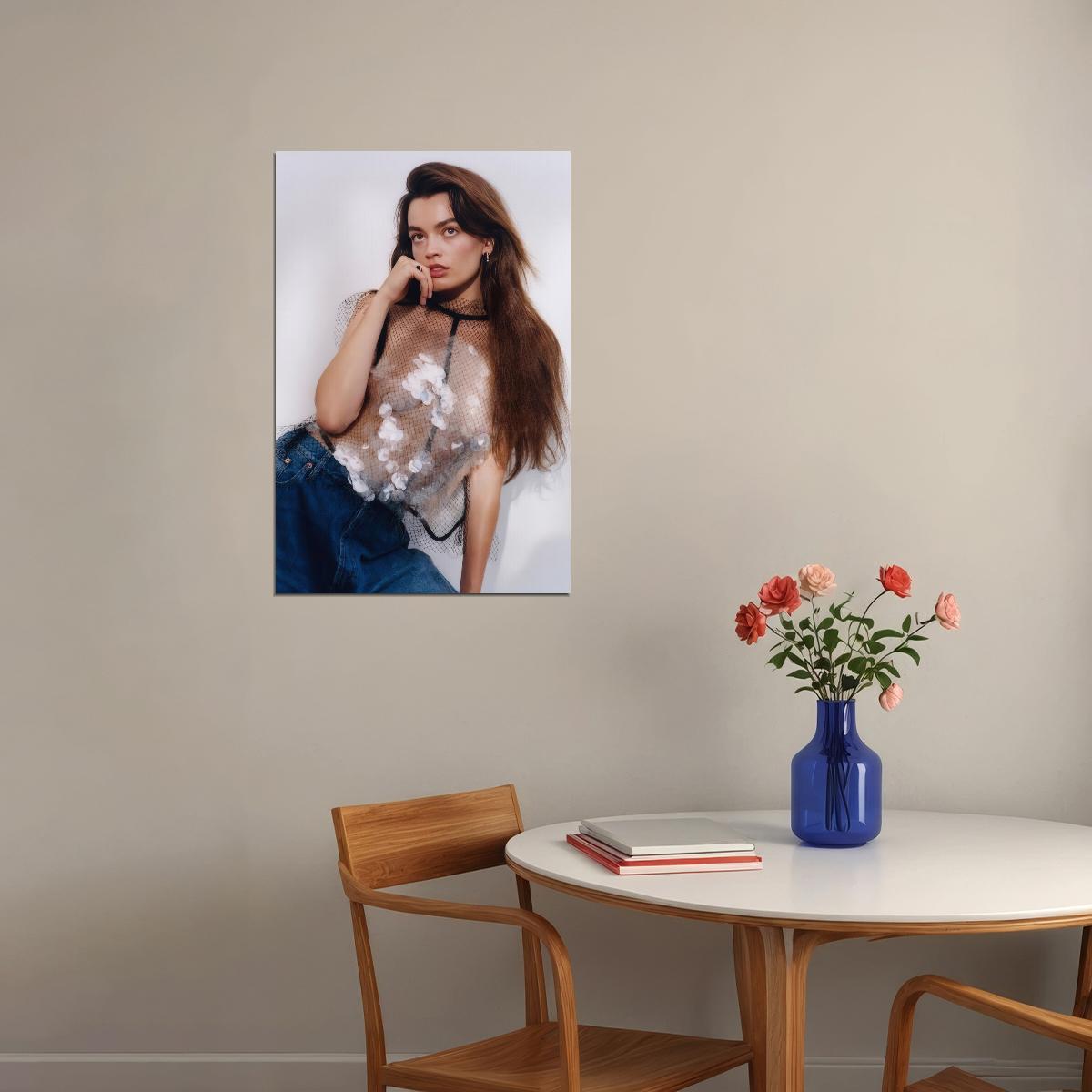 Emma Mackey Celebrity Posters for Room Aesthetic Famous Actress Photo Print Wall Art - xonomax