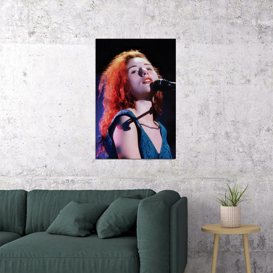 Young Tori Amos on Concert Live in 90s Music Poster for Room Aesthetic Celebrity Photo Print Grunge Room Decor - xonomax