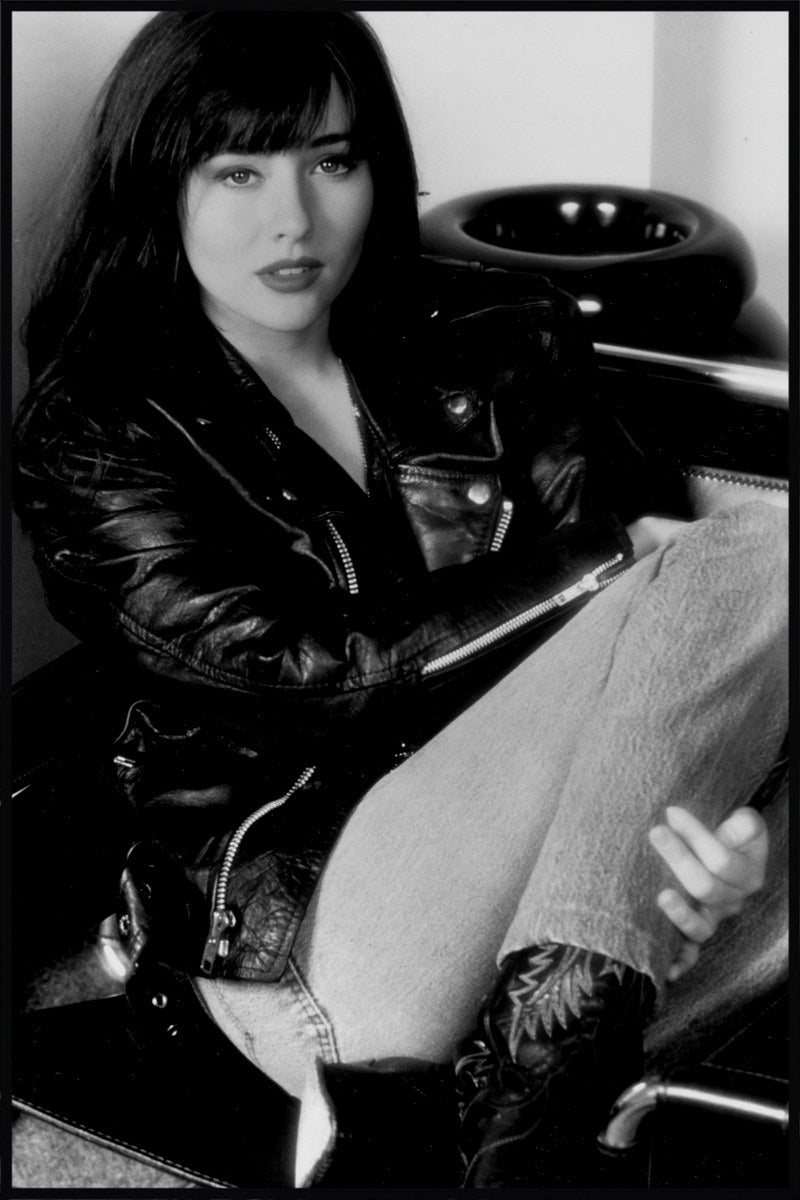 Shannen Doherty Poster for Room Aesthetic Black and White Celebrity Photo Print - xonomax